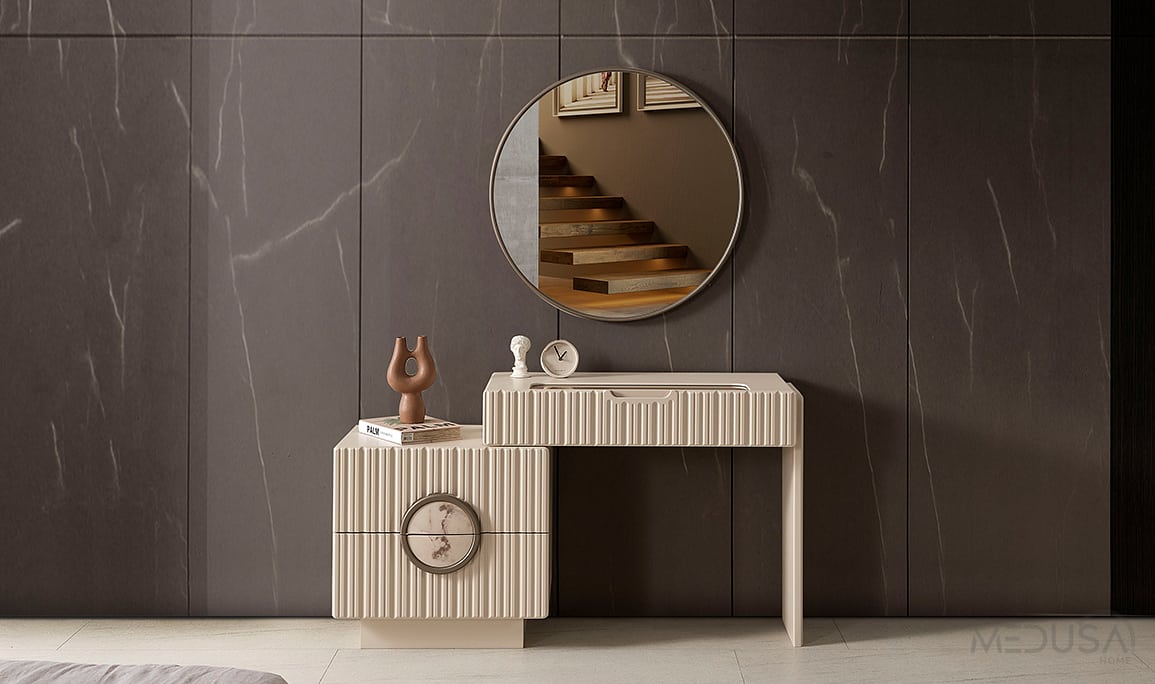 Medusa Home Mobilya - Lotus Duo Mirror Yatak Odası