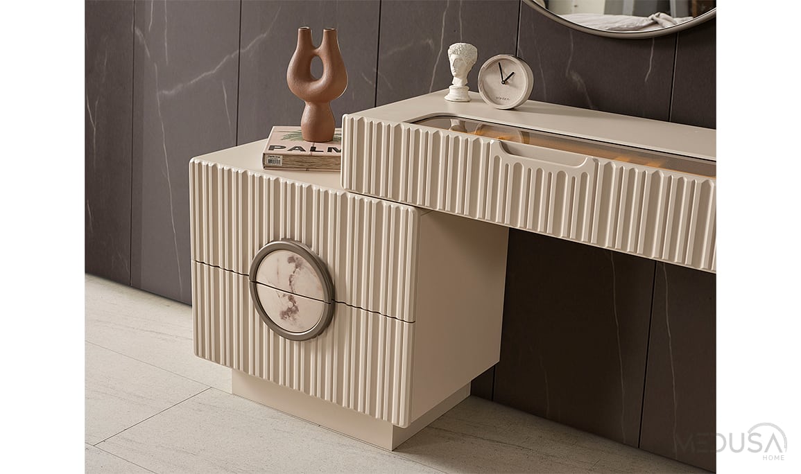 Medusa Home Mobilya - Lotus Duo Mirror Yatak Odası