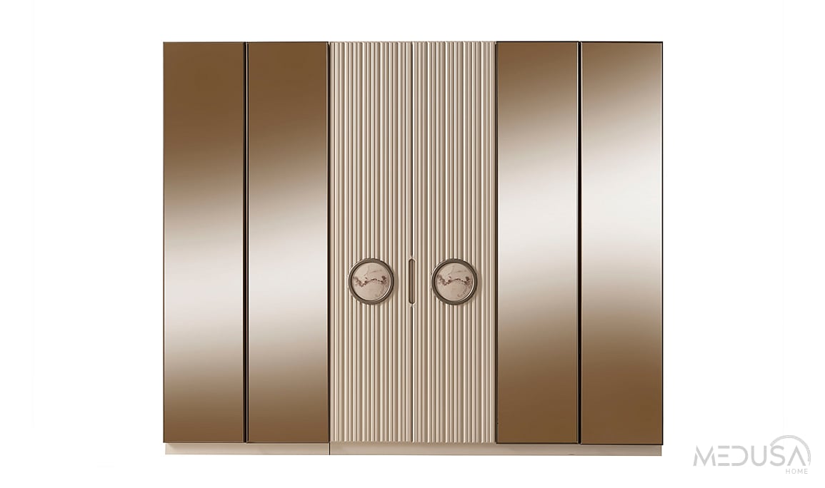 Medusa Home Mobilya - Lotus Duo Mirror Yatak Odası