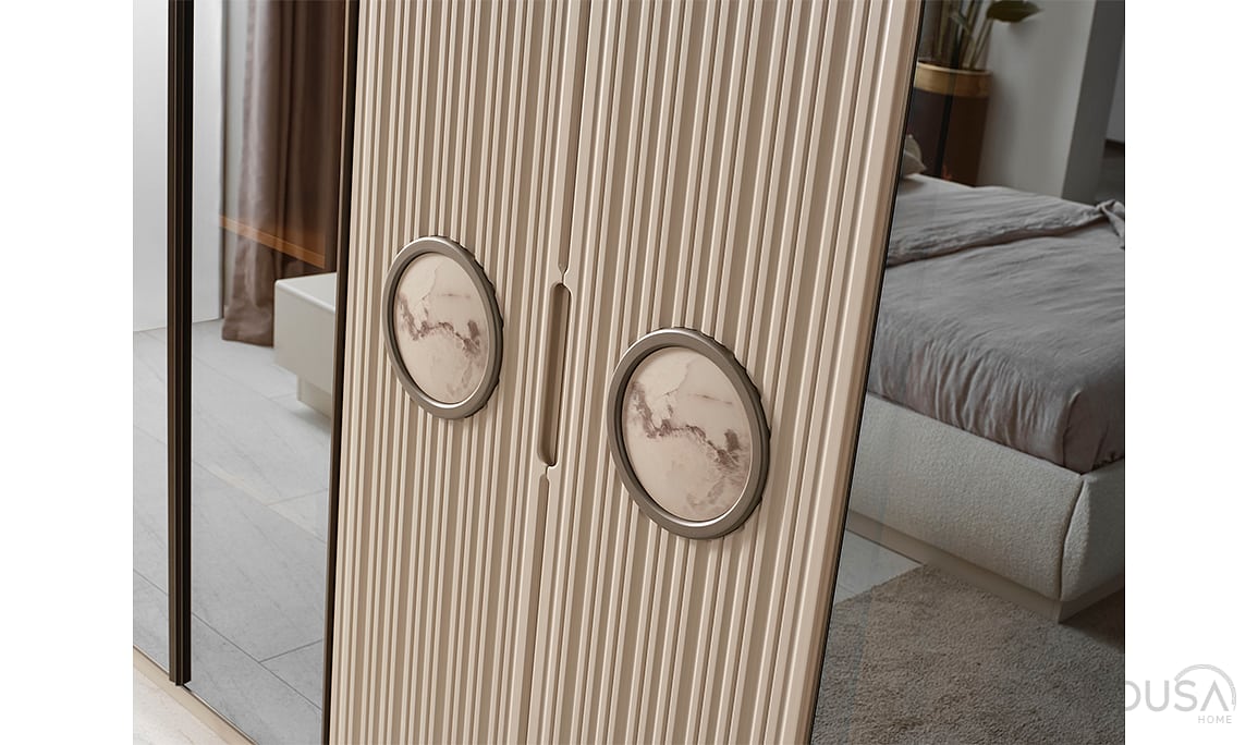 Medusa Home Mobilya - Lotus Duo Mirror Yatak Odası