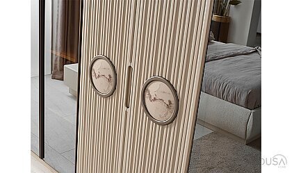 Medusa Home Mobilya - Lotus Duo Mirror Yatak Odası