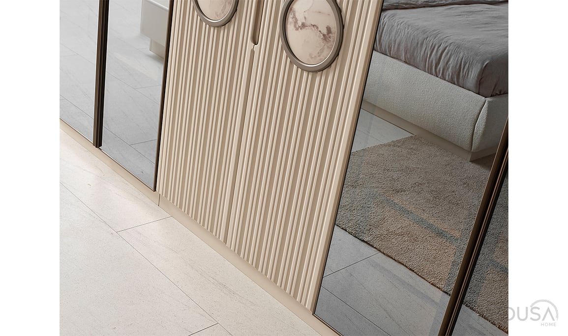 Medusa Home Mobilya - Lotus Duo Mirror Yatak Odası