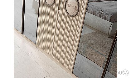 Medusa Home Mobilya - Lotus Duo Mirror Yatak Odası