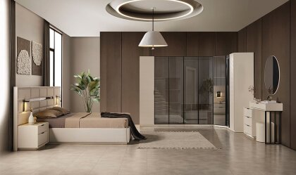Medusa Home Mobilya - Lotus Giyinme Odası - Modern Yatak Odası Medusa Home Mobilya - Lotus Giyinme Odası - Modern Yatak Odası