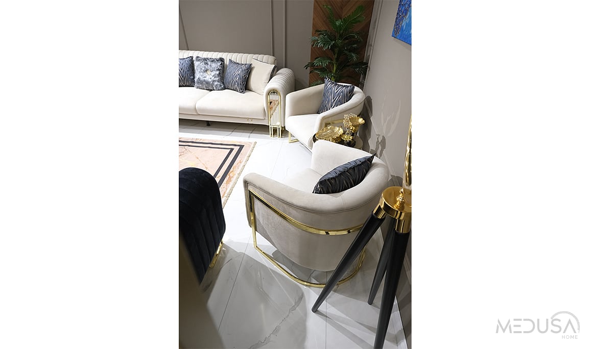 Medusa Home Mobilya - Lotus Luxury Koltuk Takımı