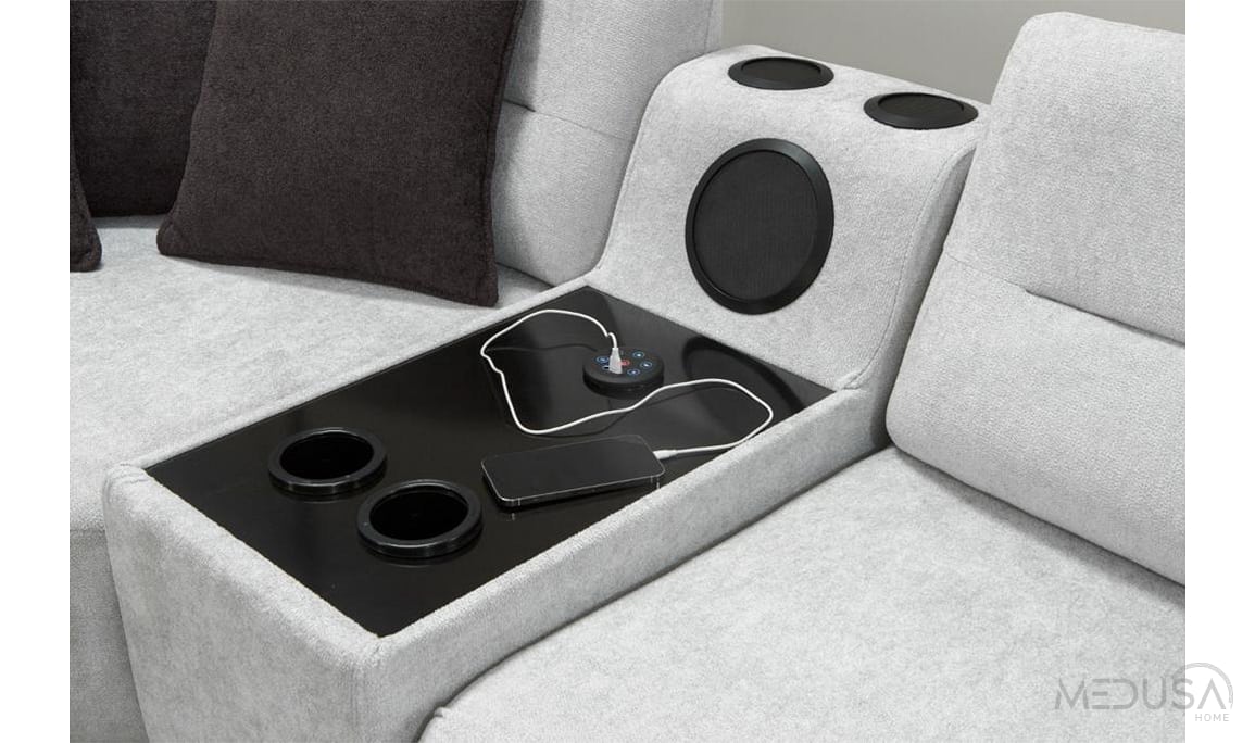 Medusa Home Mobilya - Lotus Ses Sistemli Köşe Takımı