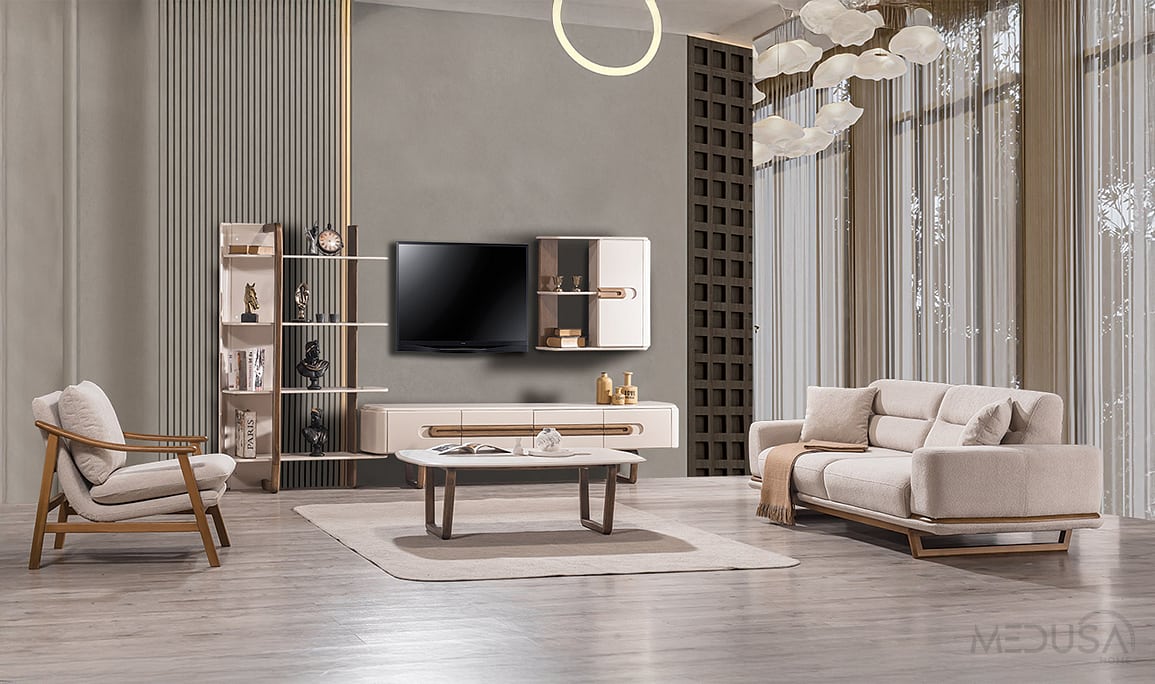 Medusa Home Mobilya - Lotus Tv Ünitesi Seti