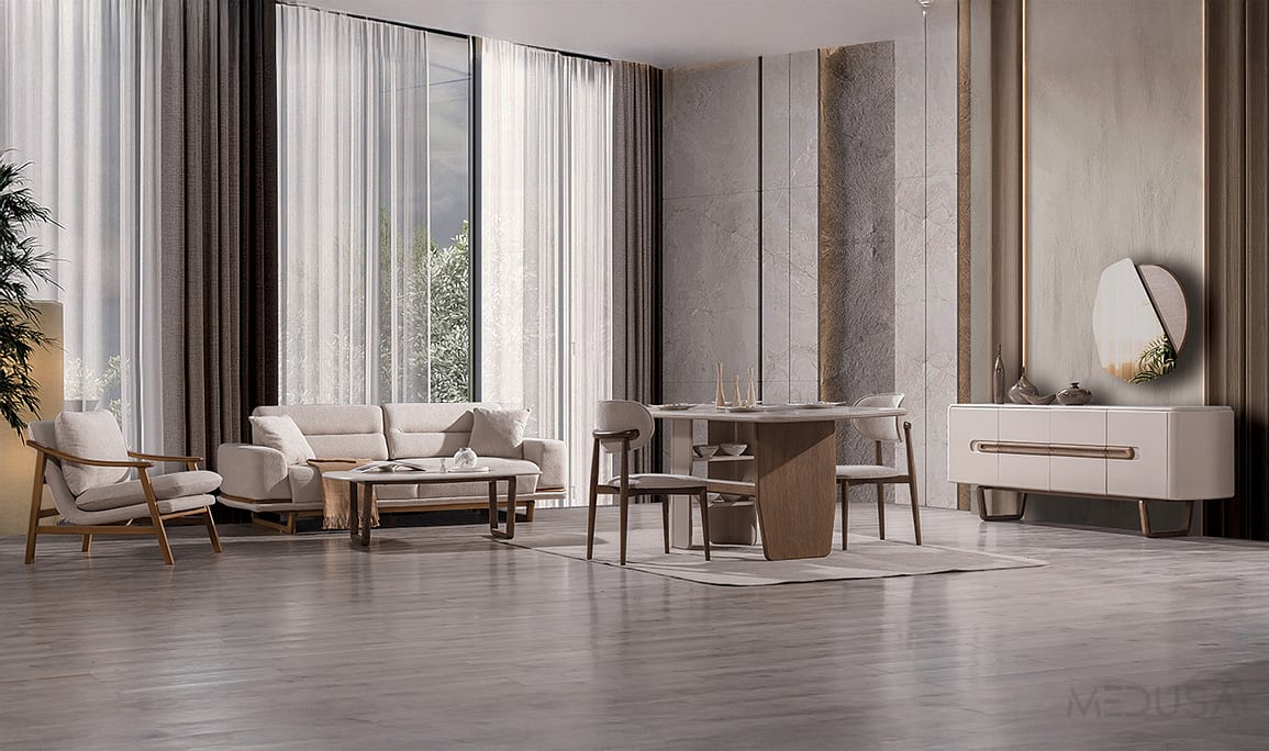 Medusa Home Mobilya - Lotus Yemek Odası