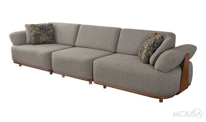 Medusa Home Mobilya - Lua Dörtlü Koltuk