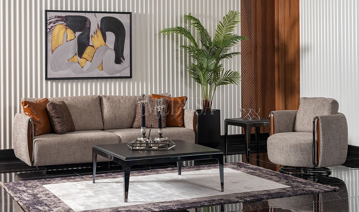 Medusa Home Mobilya - Lucaville Üçlü Koltuk