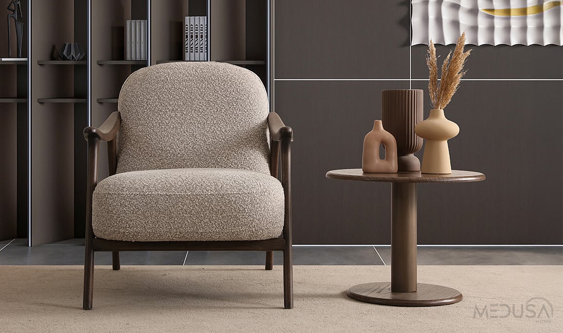 Medusa Home Mobilya - Lucca Dark Koltuk Takımı