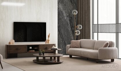 Medusa Home Mobilya - Lucca Dark Tv Ünitesi