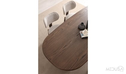 Medusa Home Mobilya - Lucca Dark Yemek Masası