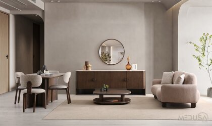 Medusa Home Mobilya - Lucca Dark Yemek Odası