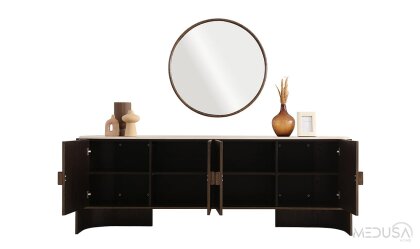 Medusa Home Mobilya - Lucca Dark Yemek Odası