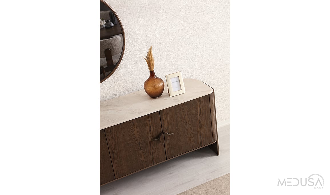 Medusa Home Mobilya - Lucca Dark Yemek Odası