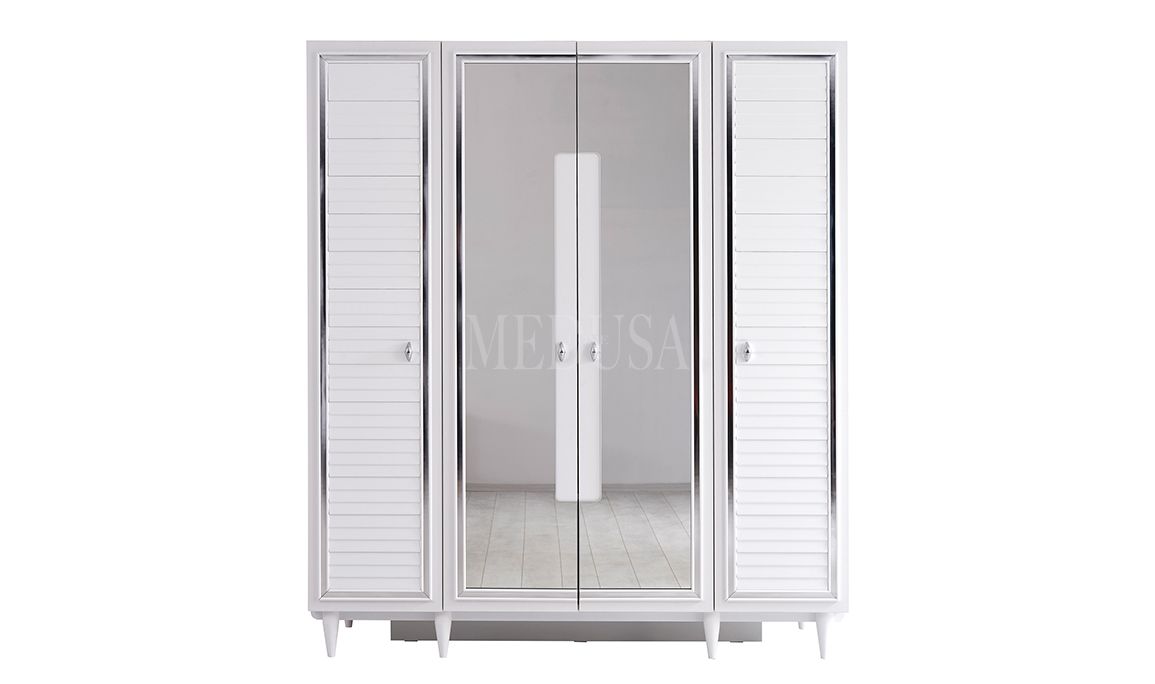 Medusa Home Mobilya - Lujo 4 Kapılı Gardırop