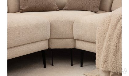 Medusa Home Mobilya - Luna Beyaz Köşe Takımı