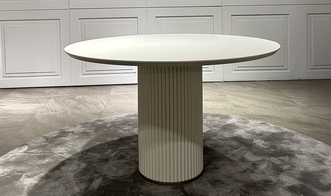 Medusa Home Mobilya - Luna Beyaz Yemek Masası