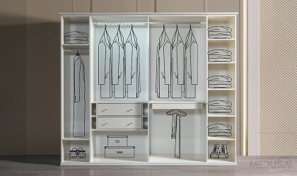 Medusa Home Mobilya - Luna Forte Yatak Odası