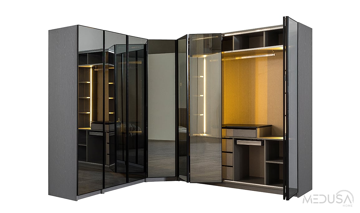 Medusa Home Mobilya - Luna Köşe Gardırop
