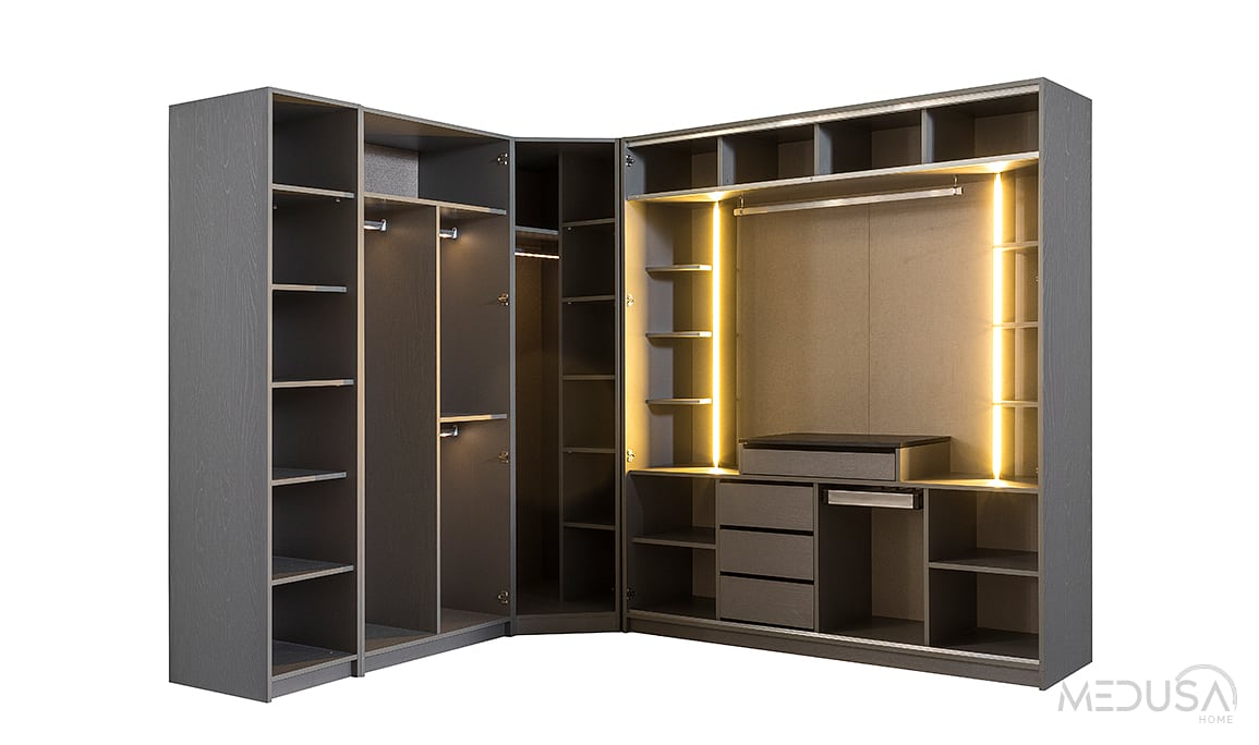 Medusa Home Mobilya - Luna Köşe Gardırop