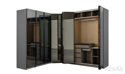 Medusa Home Mobilya - Luna Köşe Gardırop