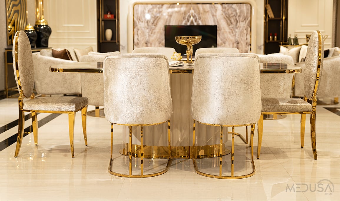 Medusa Home Mobilya - Luna Luxury Yemek Masası