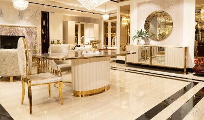 Medusa Home Mobilya - Luna Luxury Yemek Odası