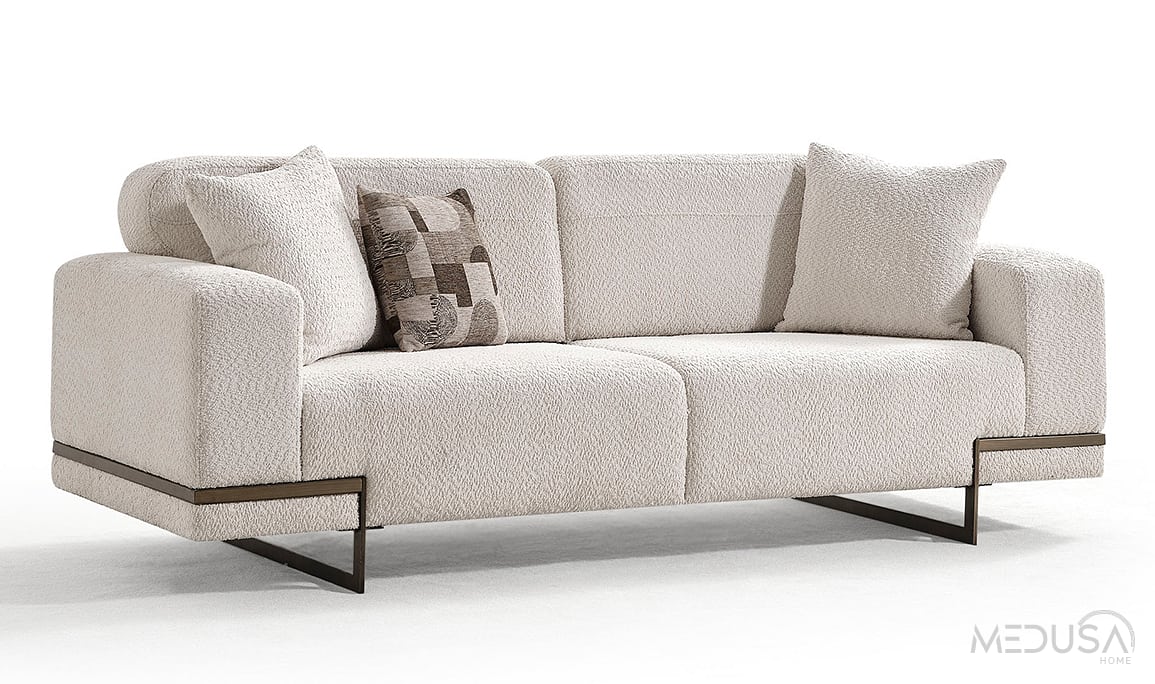 Medusa Home Mobilya - Lunaria Üçlü Koltuk