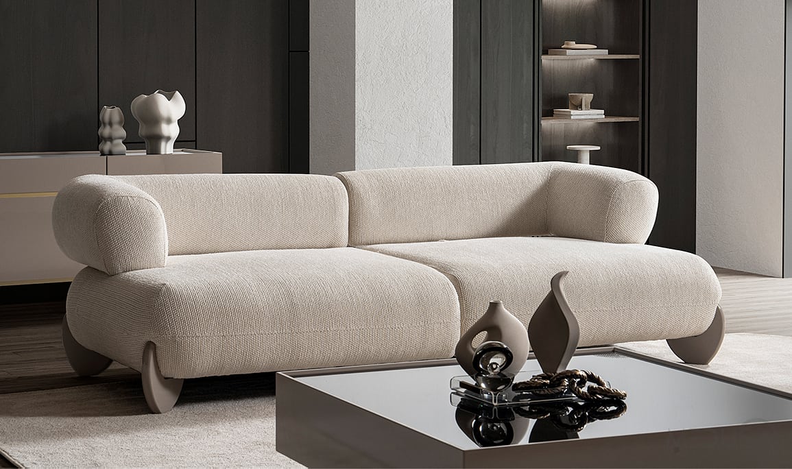 Medusa Home Mobilya - Lunesia Üçlü Koltuk