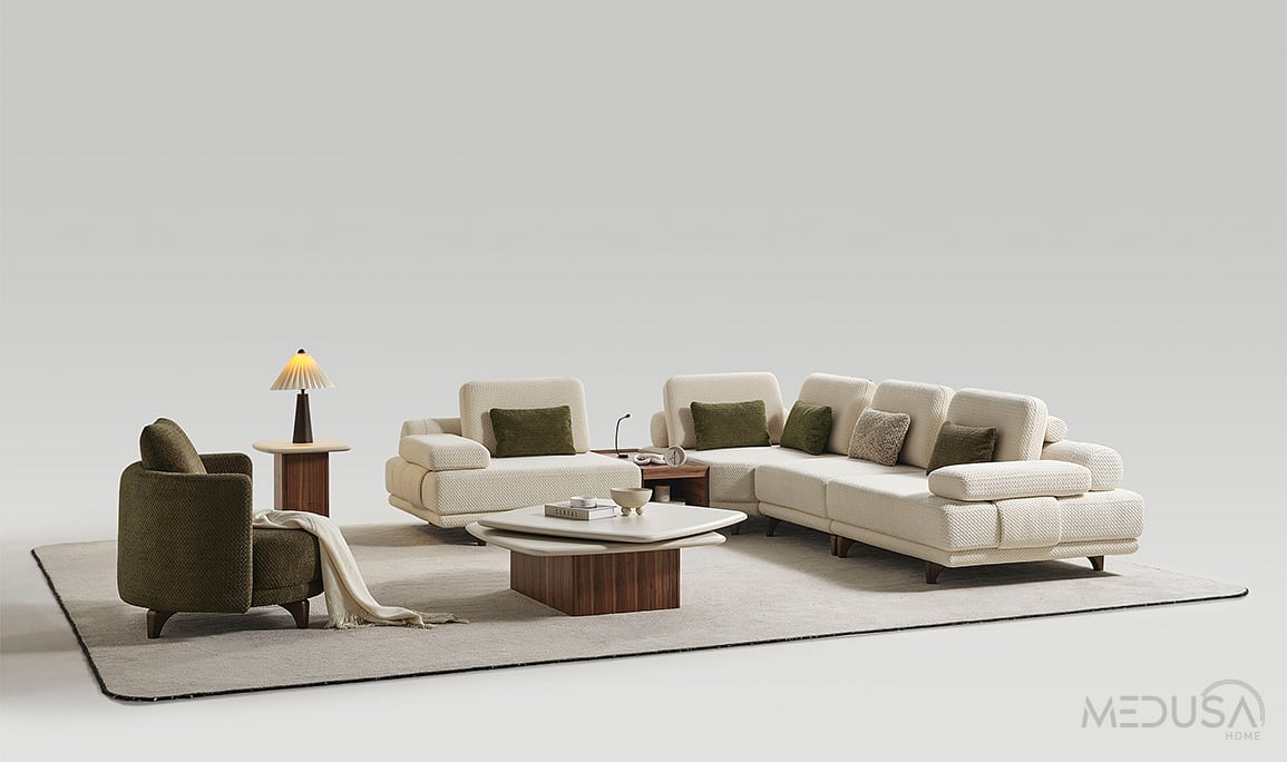 Medusa Home Mobilya - Lupin Mini Köşe Takımı