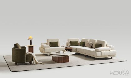 Medusa Home Mobilya - Lupin Mini Köşe Takımı