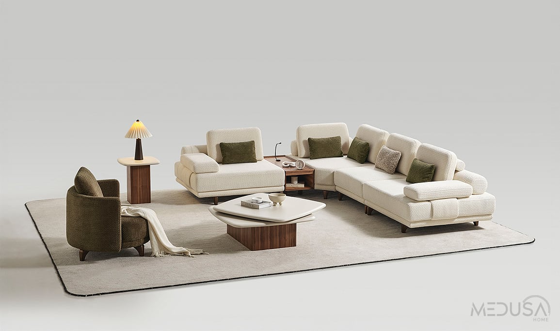 Medusa Home Mobilya - Lupin Mini Köşe Takımı