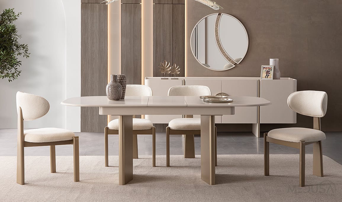 Medusa Home Mobilya - Lusso Açılır Yemek Masası