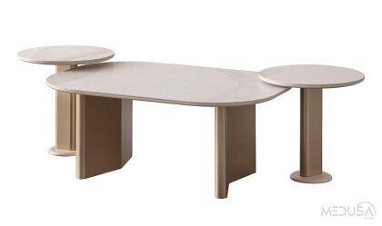 Medusa Home Mobilya - Lusso Mermer Orta Sehpa