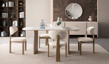 Medusa Home Mobilya - Lusso Mermer Yemek Odası