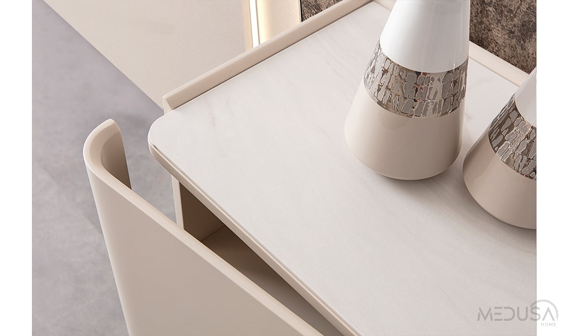 Medusa Home Mobilya - Lusso Mermer Yemek Odası