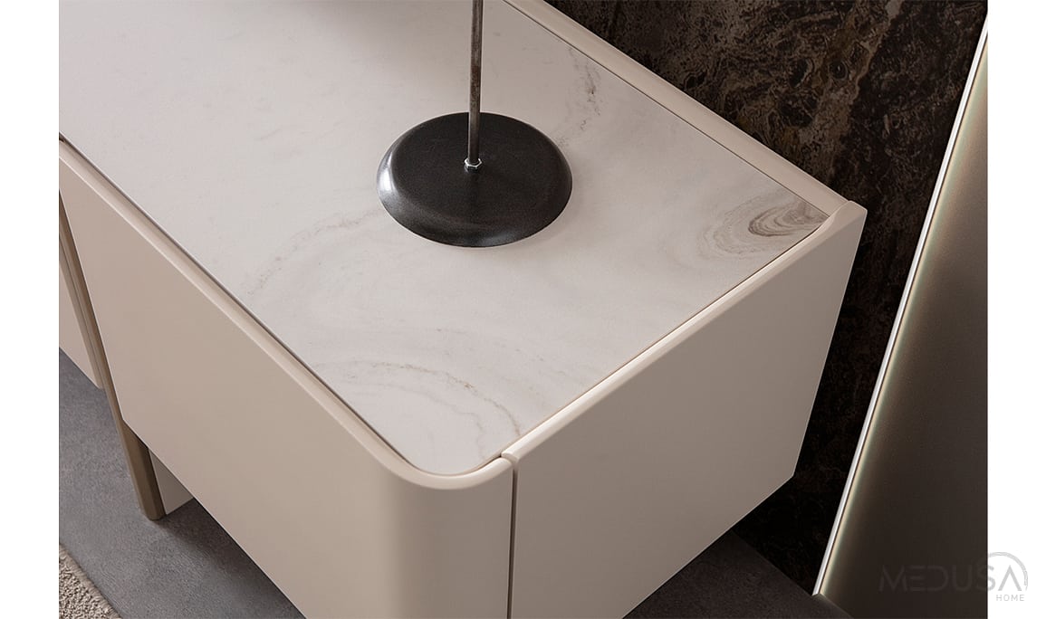 Medusa Home Mobilya - Lusso Mermer Yemek Odası