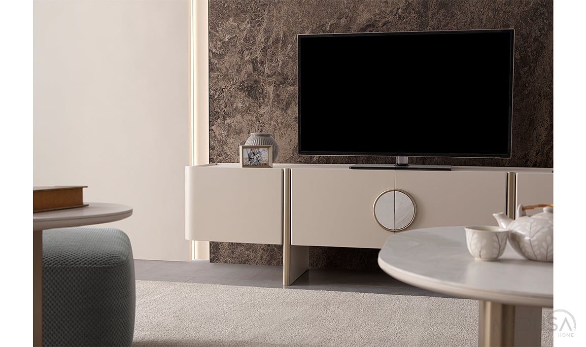 Medusa Home Mobilya - Lusso Mermer Yemek Odası