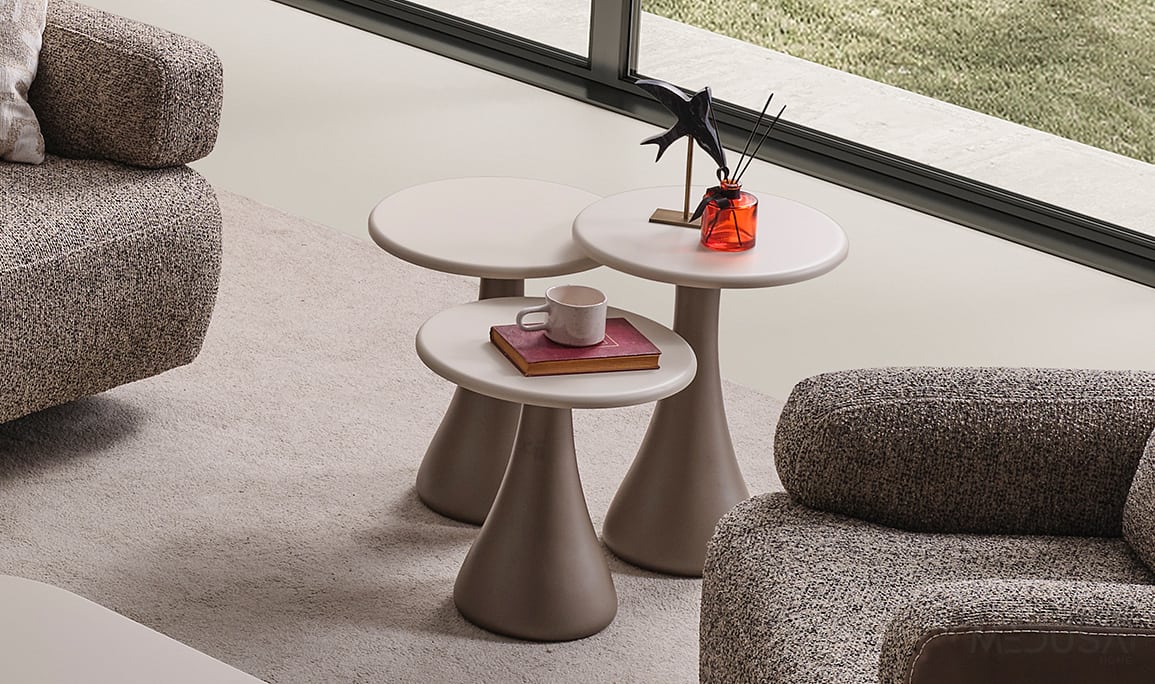 Medusa Home Mobilya - Luvia 3'lü Yan Sehpa