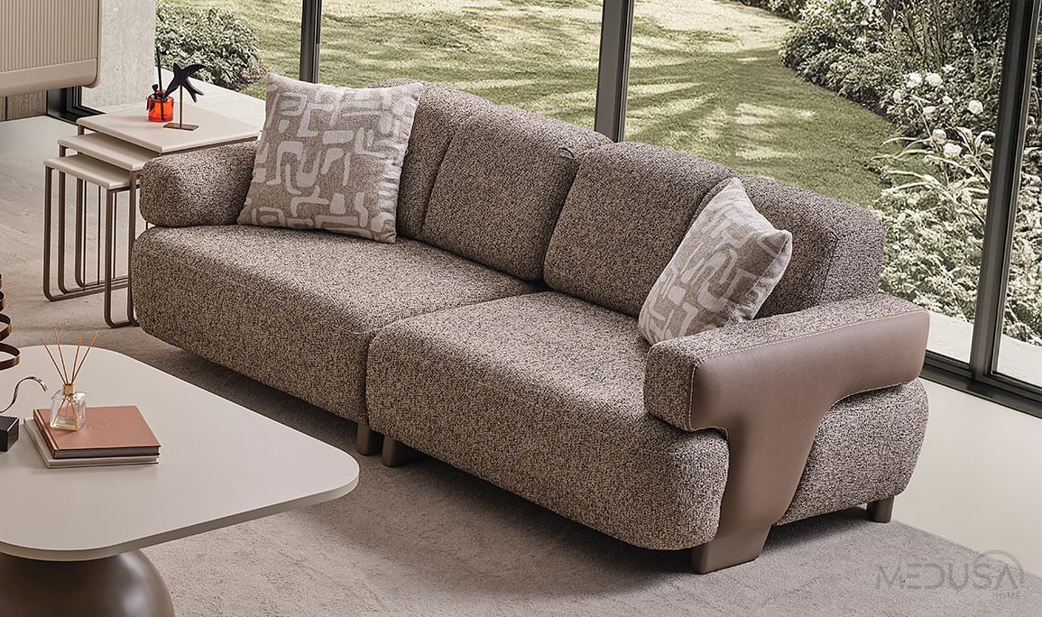 Medusa Home Mobilya - Luvia Üçlü Koltuk