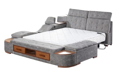 Medusa Home Mobilya - Luxe Life Gri Karyola