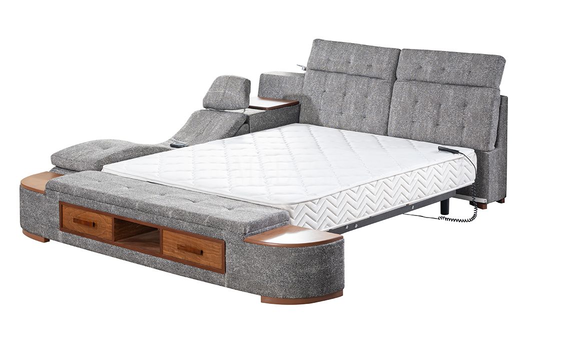 Medusa Home Mobilya - Luxe Life Gri Karyola