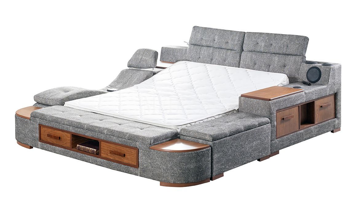 Medusa Home Mobilya - Luxe Life Gri Karyola