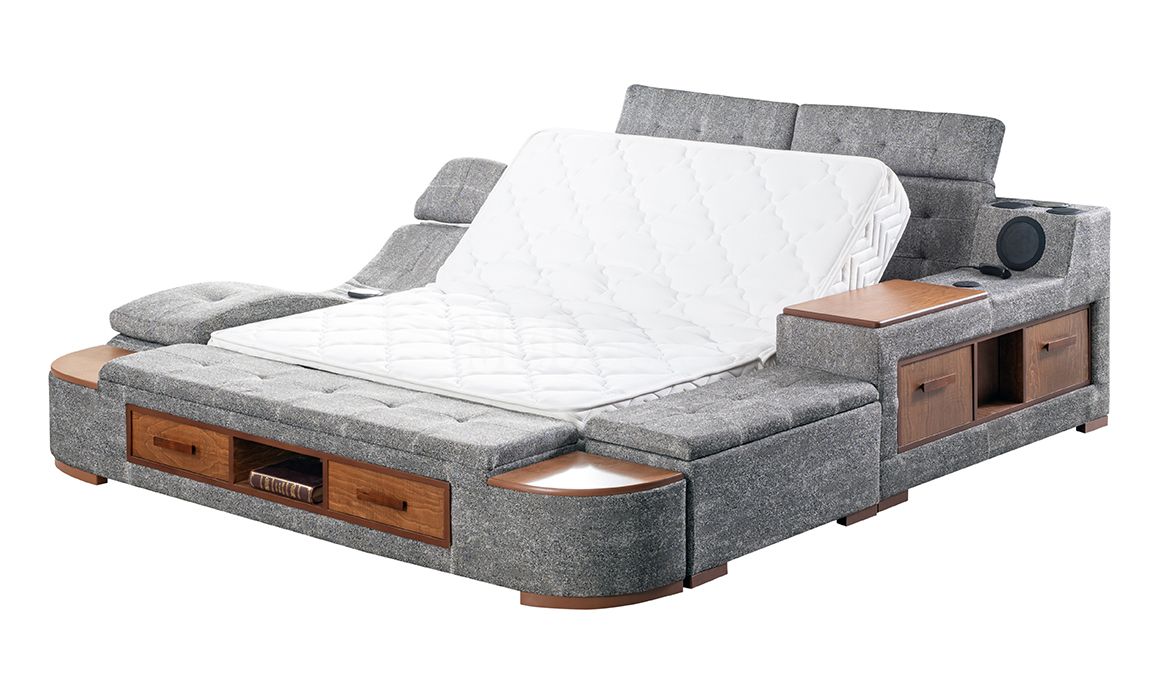 Medusa Home Mobilya - Luxe Life Gri Karyola