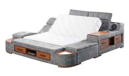 Medusa Home Mobilya - Luxe Life Gri Karyola
