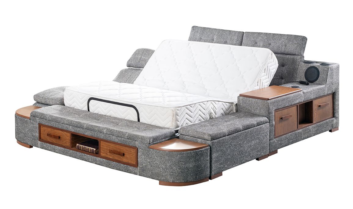 Medusa Home Mobilya - Luxe Life Gri Karyola