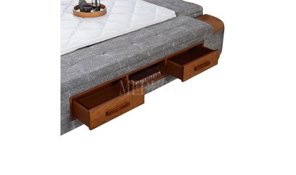 Medusa Home Mobilya - Luxe Life Gri Karyola