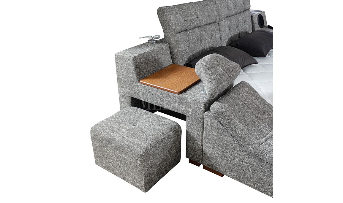 Medusa Home Mobilya - Luxe Life Gri Karyola